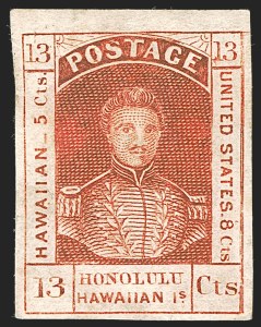 Sale 1244, Lot 576, Hawaii, including Missionary Stamps