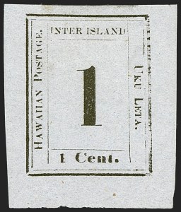 Sale 1244, Lot 584, Hawaii, including Missionary Stamps