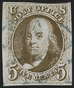 Sale 1245, Lot 1015, 1847 Issue (Scott 1-2)