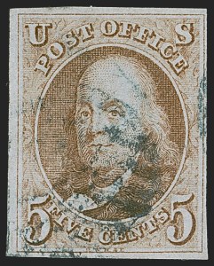 Sale 1245, Lot 1025, 1847 Issue (Scott 1-2)