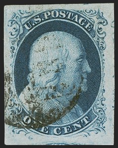 Sale Number 1245, Lot Number 1053, 1851-56 Issue (Scott 5-17) Sale Number 1245, Lot Number 1053, 1851-56 Issue (Scott 5-17)