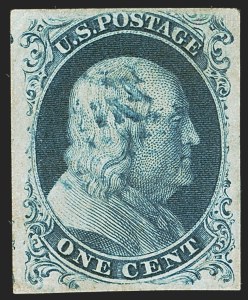 Sale 1245, Lot 1058, 1851-56 Issue (Scott 5-17)