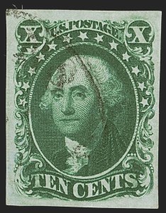 Sale 1245, Lot 1076, 1851-56 Issue (Scott 5-17)