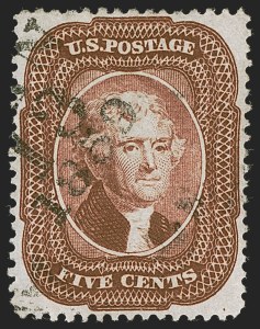 Sale Number 1245, Lot Number 1106, 1857-60 Issue (Scott 18-30A) Sale Number 1245, Lot Number 1106, 1857-60 Issue (Scott 18-30A)