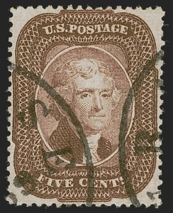 Sale Number 1245, Lot Number 1114, 1857-60 Issue (Scott 18-30A) Sale Number 1245, Lot Number 1114, 1857-60 Issue (Scott 18-30A)