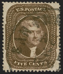 Sale Number 1245, Lot Number 1117, 1857-60 Issue (Scott 18-30A) Sale Number 1245, Lot Number 1117, 1857-60 Issue (Scott 18-30A)