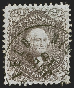 Sale Number 1245, Lot Number 1176, 1861-66 Issue (Scott 56-78) Sale Number 1245, Lot Number 1176, 1861-66 Issue (Scott 56-78)