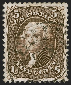 Sale Number 1245, Lot Number 1188, 1861-66 Issue (Scott 56-78) Sale Number 1245, Lot Number 1188, 1861-66 Issue (Scott 56-78)