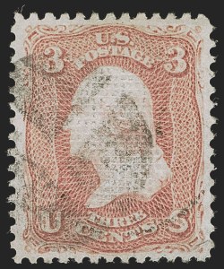 Sale 1245, Lot 1195, 1867-68 Grilled Issue (Scott 79-101)