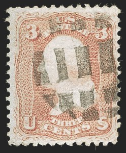 Sale 1245, Lot 1201, 1867-68 Grilled Issue (Scott 79-101)