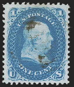 Sale 1245, Lot 1211, 1867-68 Grilled Issue (Scott 79-101)