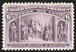 Sale 1245, Lot 1463, 1c-30c 1893 Columbian Issue (Scott 230-239)