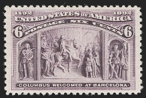 Sale 1245, Lot 1465, 1c-30c 1893 Columbian Issue (Scott 230-239)