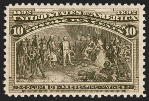 Sale 1245, Lot 1476, 1c-30c 1893 Columbian Issue (Scott 230-239), 10c Columbian (237) Sale 1245, Lot 1476, 1c-30c 1893 Columbian Issue (Scott 230-239)