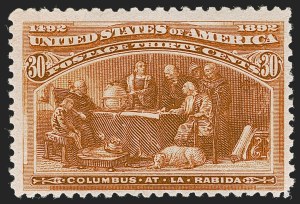 Sale 1245, Lot 1485, 1c-30c 1893 Columbian Issue (Scott 230-239), 30c Columbian (239) Sale 1245, Lot 1485, 1c-30c 1893 Columbian Issue (Scott 230-239)