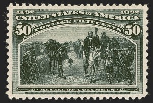 Sale 1245, Lot 1488, 50c-$5.00 1893 Columbian Issue (Scott 240-245)