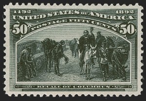 Sale 1245, Lot 1491, 50c-$5.00 1893 Columbian Issue (Scott 240-245)