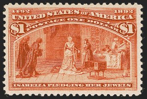 Sale 1245, Lot 1495, 50c-$5.00 1893 Columbian Issue (Scott 240-245)
