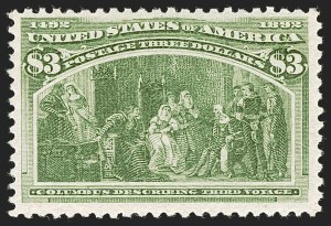 Sale 1245, Lot 1512, 50c-$5.00 1893 Columbian Issue (Scott 240-245)