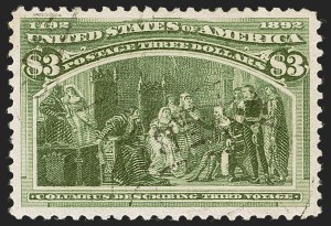 Sale 1245, Lot 1515, 50c-$5.00 1893 Columbian Issue (Scott 240-245)
