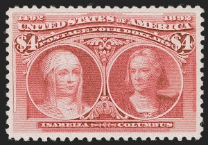 Sale 1245, Lot 1517, 50c-$5.00 1893 Columbian Issue (Scott 240-245)
