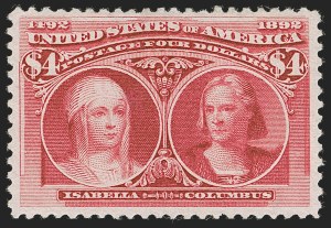 Sale 1245, Lot 1519, 50c-$5.00 1893 Columbian Issue (Scott 240-245)