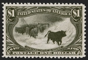 Sale 1245, Lot 1631, $1.00-$2.00 1898 Trans-Mississippi Issue (Scott 292-293)