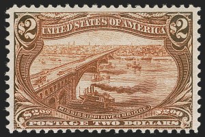 Sale 1245, Lot 1649, $1.00-$2.00 1898 Trans-Mississippi Issue (Scott 292-293)