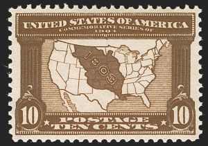 Sale 1245, Lot 1716, 1904 Louisiana Purchase Issue (Scott 323-327)