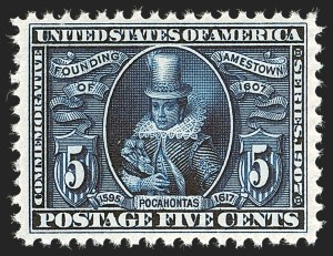 Sale Number 1245, Lot Number 1724, 1907 Jamestown Issue (Scott 328-330)