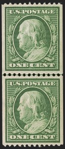 Sale 1245, Lot 1739, 1908-10 Washington-Franklin Issues (Scott 331-356)