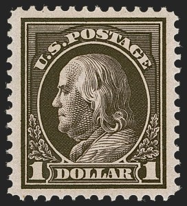 Sale Number 1245, Lot Number 1856, 1912-14 Washington-Franklin Issue (Scott 405-423) Sale Number 1245, Lot Number 1856, 1912-14 Washington-Franklin Issue (Scott 405-423)