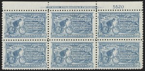 Sale 1245, Lot 2077, Special Delivery, Plate Blocks