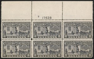 Sale 1245, Lot 2080, Special Delivery, Plate Blocks