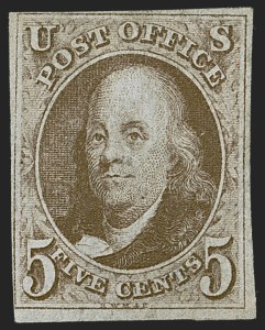 Sale 1247, Lot 12, 1847 Issue and 1875 Reproduction (Scott 1-4)