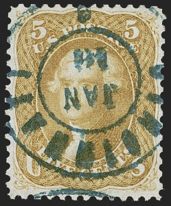 Sale 1247, Lot 124, 1861-66 Issue (Scott 56-67a)