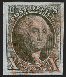 Sale Number 1247, Lot Number 14, 1847 Issue and 1875 Reproduction (Scott 1-4) Sale Number 1247, Lot Number 14, 1847 Issue and 1875 Reproduction (Scott 1-4)