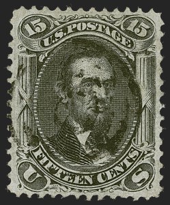 Sale 1247, Lot 195, 1867-68 Grilled Issue, cont. (Scott 86-101)