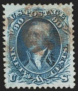 Sale Number 1247, Lot Number 202, 1867-68 Grilled Issue, cont. (Scott 86-101) Sale Number 1247, Lot Number 202, 1867-68 Grilled Issue, cont. (Scott 86-101)