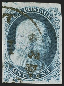 Sale Number 1247, Lot Number 22, 1851-56 Issue (Scott 5-17) Sale Number 1247, Lot Number 22, 1851-56 Issue (Scott 5-17)
