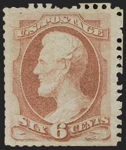 Sale 1247, Lot 301, 1875 Continental Bank Note Co. Hard Paper Special Printing (Scott 167-177)