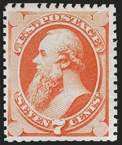 Sale 1247, Lot 303, 1875 Continental Bank Note Co. Hard Paper Special Printing (Scott 167-177)