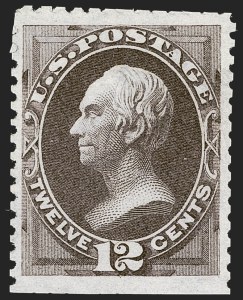 Sale 1247, Lot 308, 1875 Continental Bank Note Co. Hard Paper Special Printing (Scott 167-177)