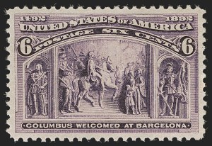 Sale Number 1247, Lot Number 370, 1893 Columbian Issue (Scott 230-245) Sale Number 1247, Lot Number 370, 1893 Columbian Issue (Scott 230-245)