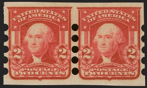Sale 1247, Lot 482, Privae Vending and Affixing Machine Perforations
