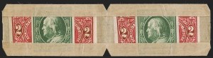 Sale 1247, Lot 485, Privae Vending and Affixing Machine Perforations