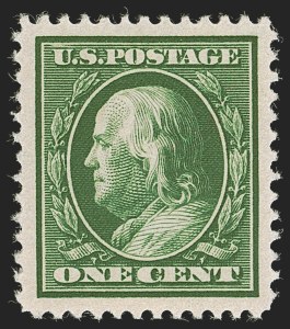 Sale Number 1247, Lot Number 531, 1910-13 Washington-Franklin Issue (Scott 374-396) Sale Number 1247, Lot Number 531, 1910-13 Washington-Franklin Issue (Scott 374-396)