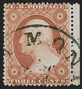Sale 1247, Lot 62, 1857-60 Issue (Scott 18-39)