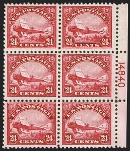Sale 1247, Lot 656, Air Post, 6c-24c 1918-23 Air Post (C1-C6) Sale 1247, Lot 656, Air Post