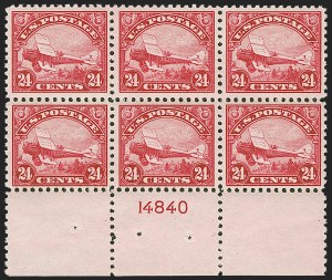 Sale 1247, Lot 656, Air Post, 6c-24c 1918-23 Air Post (C1-C6) Sale 1247, Lot 656, Air Post